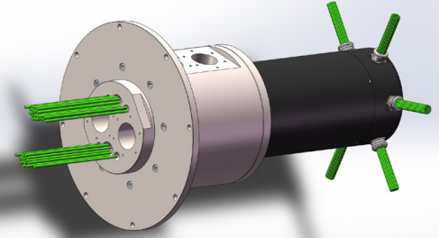 Photoelectric rotary tower slip ring